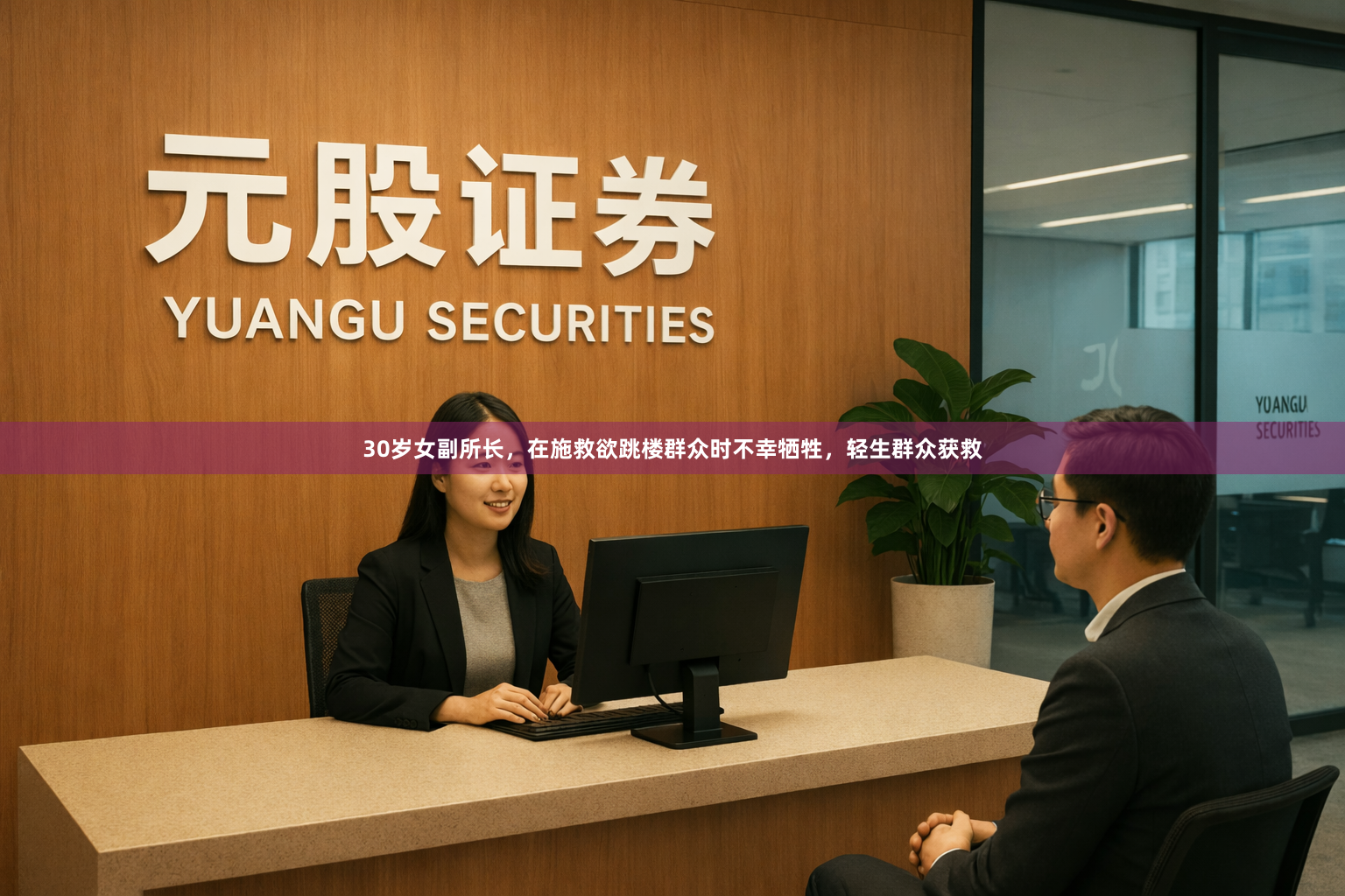 30岁女副所长，在施救欲跳楼群众时不幸牺牲，轻生群众获救