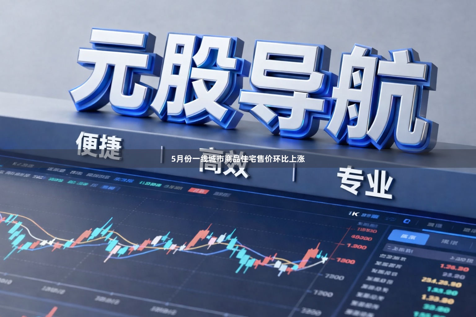 5月份一线城市商品住宅售价环比上涨