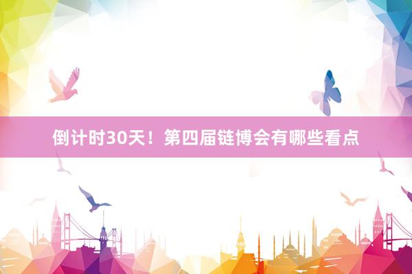 倒计时30天！第四届链博会有哪些看点