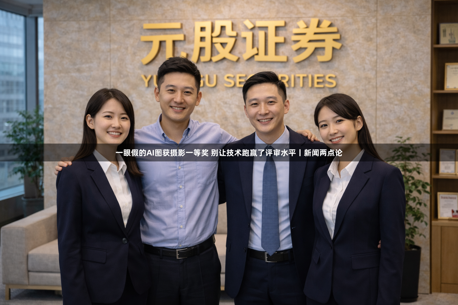 一眼假的AI图获摄影一等奖 别让技术跑赢了评审水平丨新闻两点论